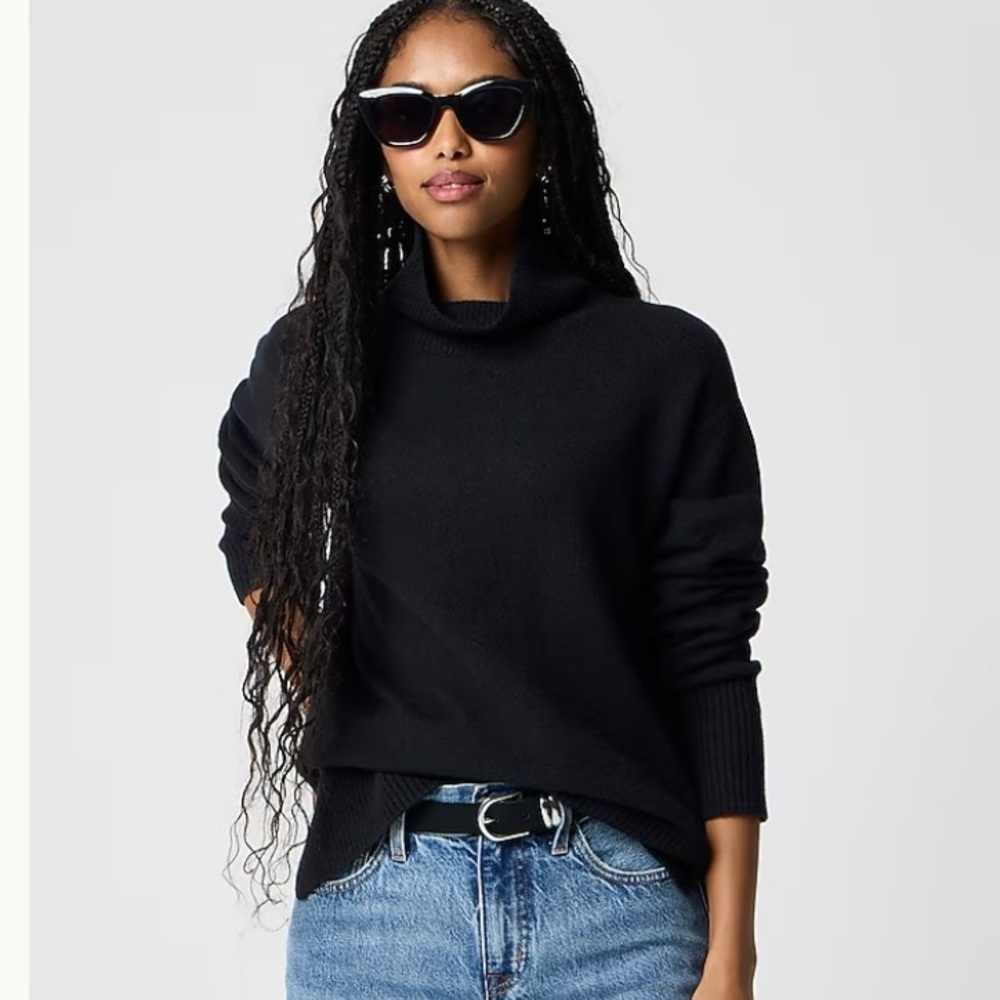 J.Crew mockneck sweater in extra-soft yarn ~ NWT